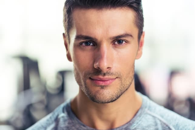 a portrait of a young man