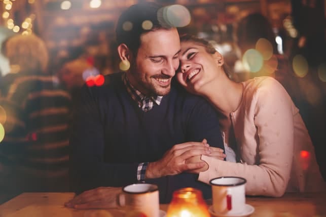 a couple is having a date and spending time well together